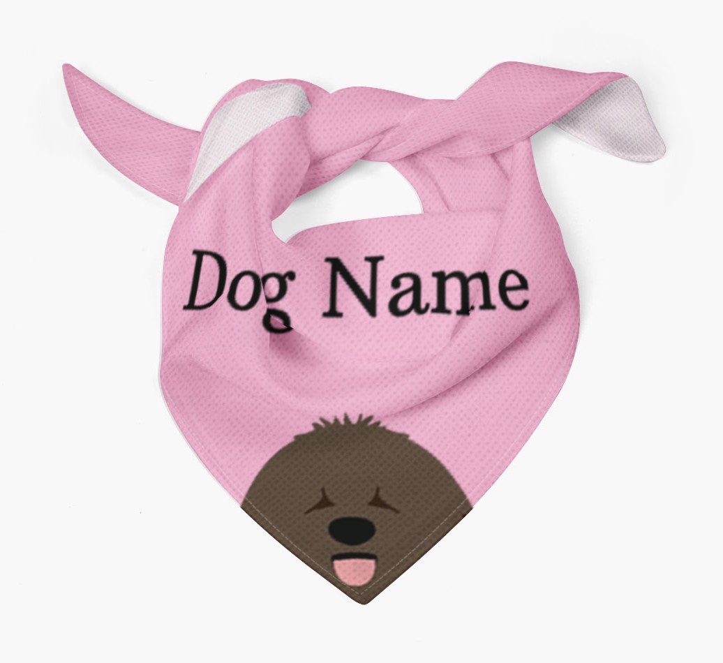 Personalised Dog Bandana with Peeking Yappicons for {dogsName}