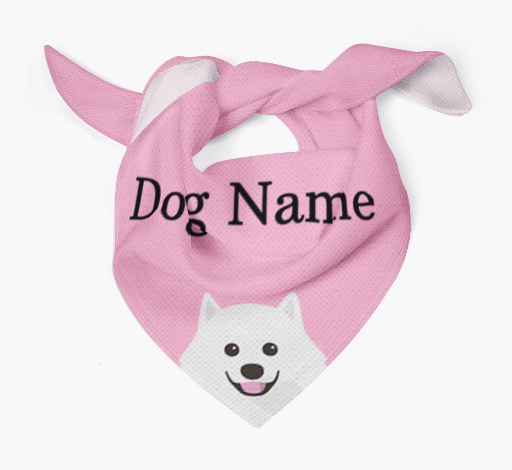 Personalised Dog Bandana with Peeking Yappicons for {dogsName}