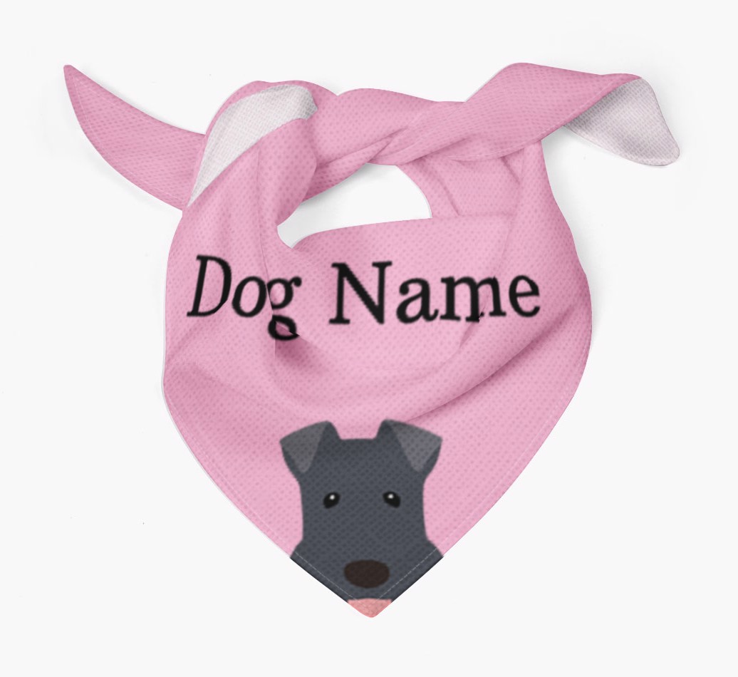 Personalised Dog Bandana with Peeking Yappicons for {dogsName}