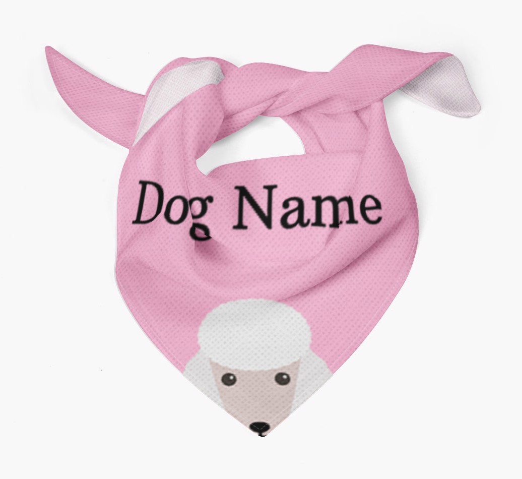 Personalised Dog Bandana with Peeking Yappicons for {dogsName}