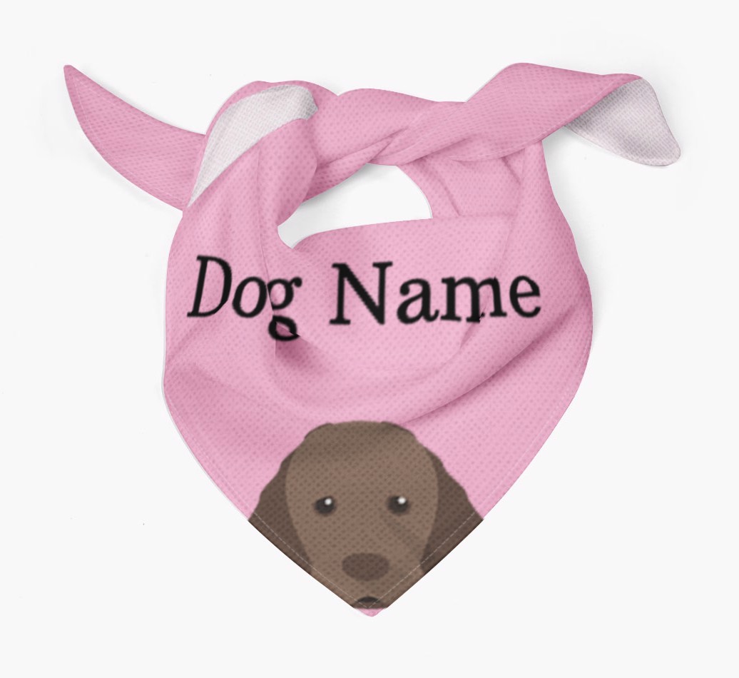 Personalised Dog Bandana with Peeking Yappicons for {dogsName}