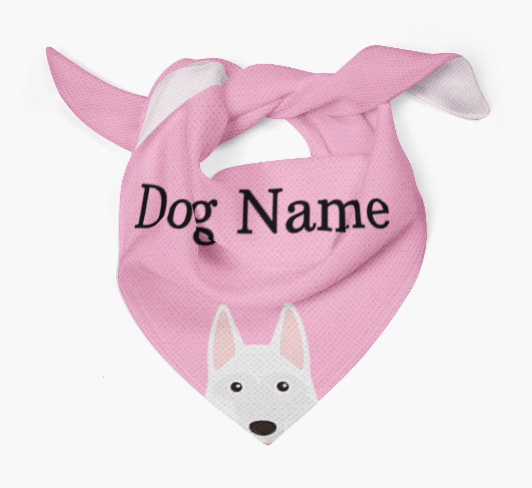 Personalised Dog Bandana with Peeking Yappicons for {dogsName}