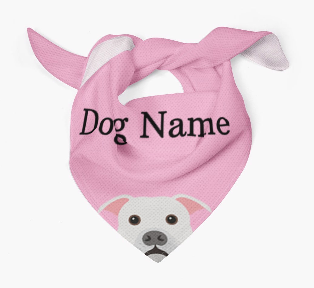 Personalized Dog Bandana with Peeking Yappicons for {dogsName}