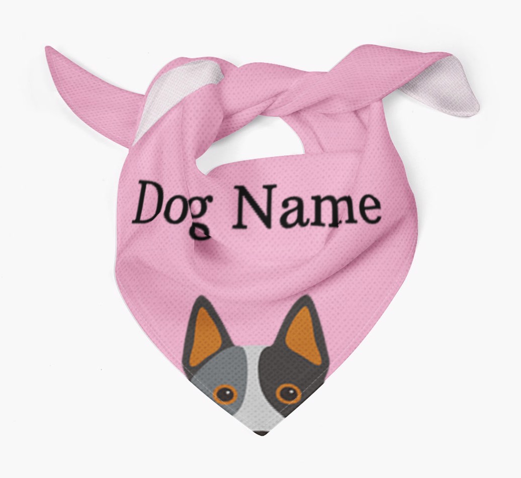 Personalized Dog Bandana with Peeking Yappicons for {dogsName}