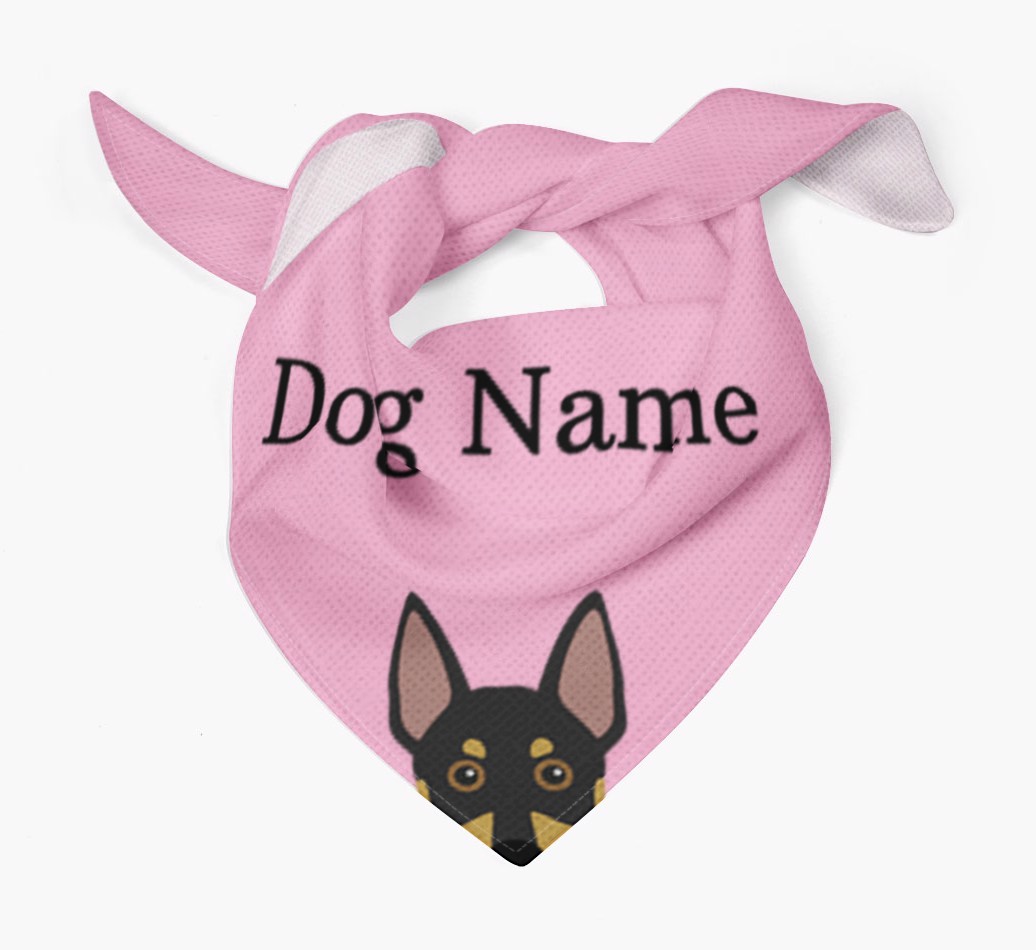 Personalized Dog Bandana with Peeking Yappicons for {dogsName}