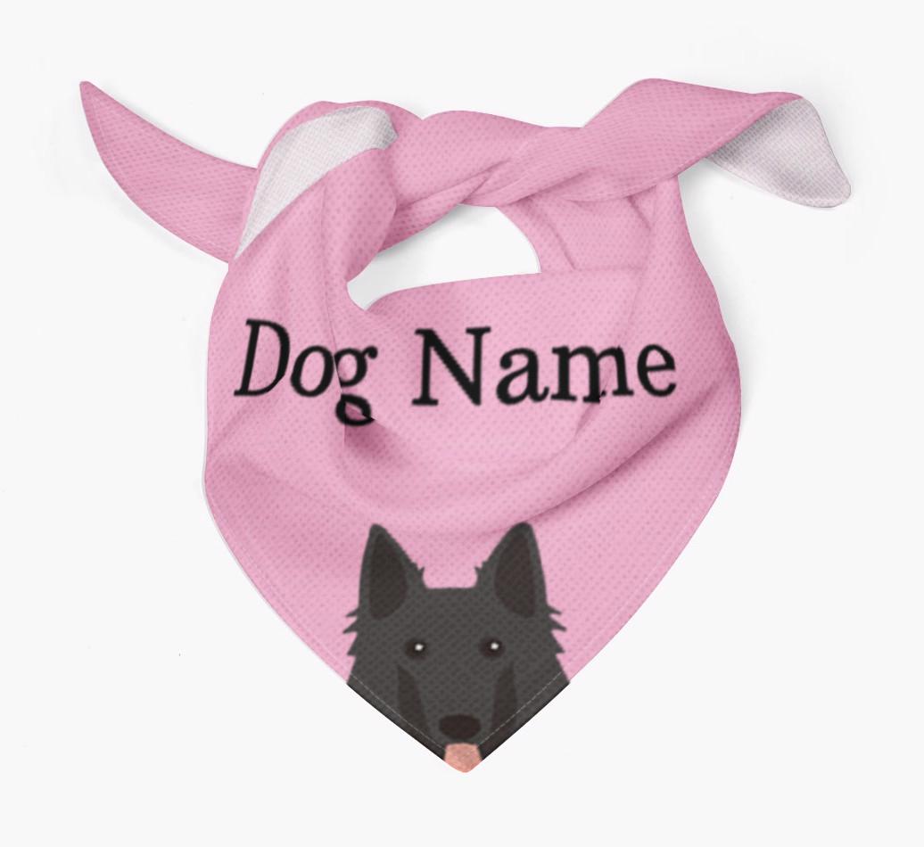 Personalized Dog Bandana with Peeking Yappicons for {dogsName}