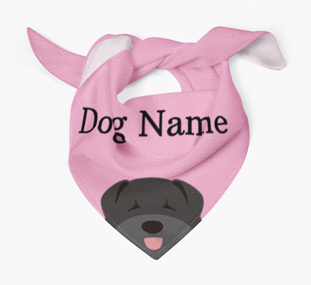 Personalized Dog Bandana with Peeking Yappicons for {dogsName}