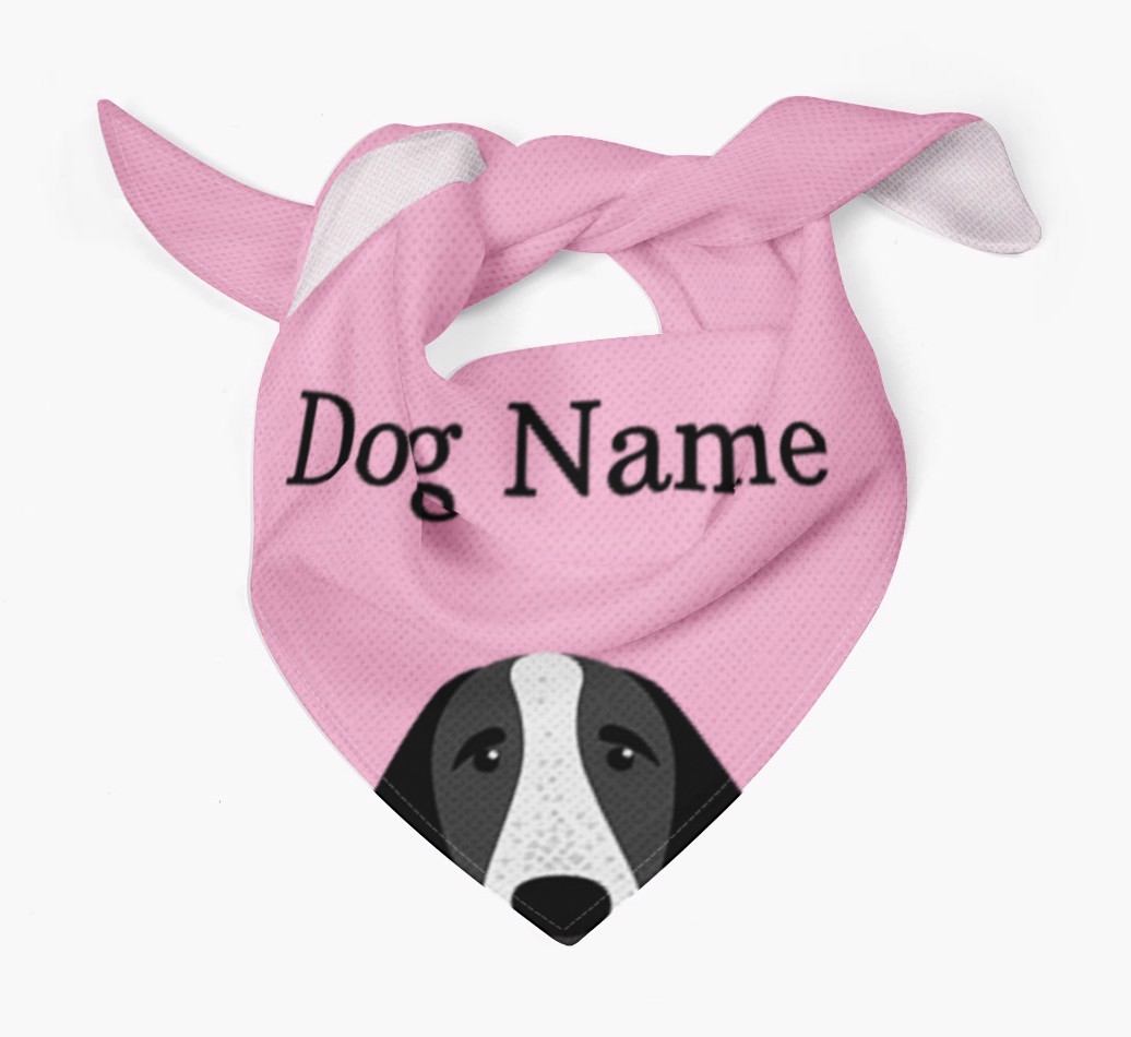 Personalized Dog Bandana with Peeking Yappicons for {dogsName}