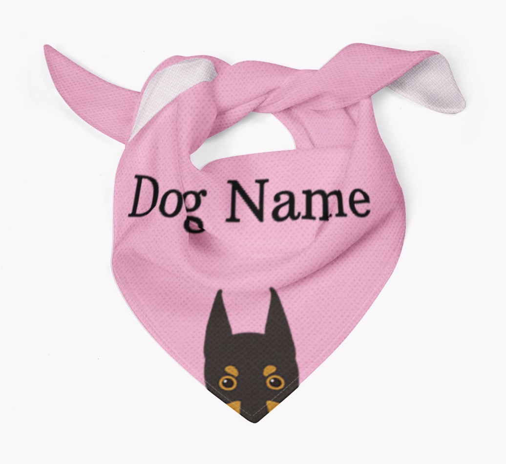 Personalized Dog Bandana with Peeking Yappicons for {dogsName}