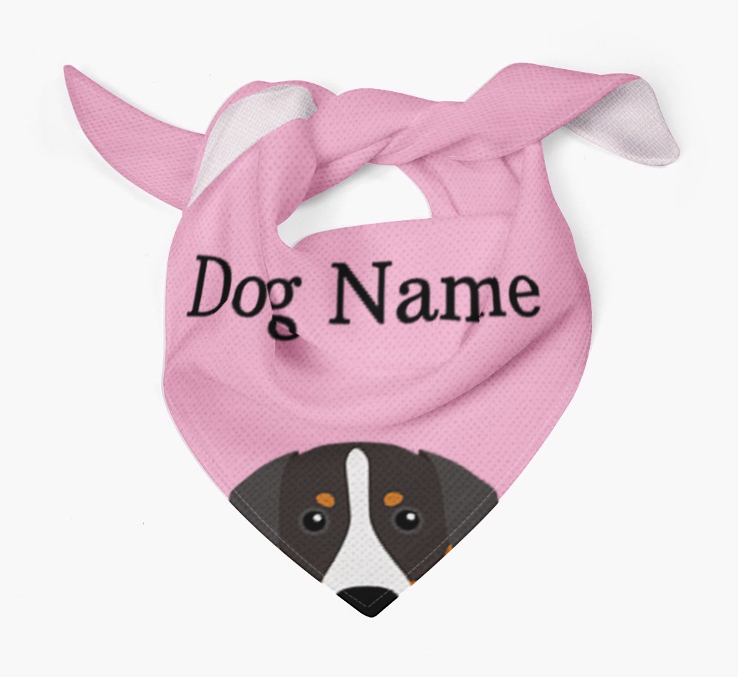Personalized Dog Bandana with Peeking Yappicons for {dogsName}