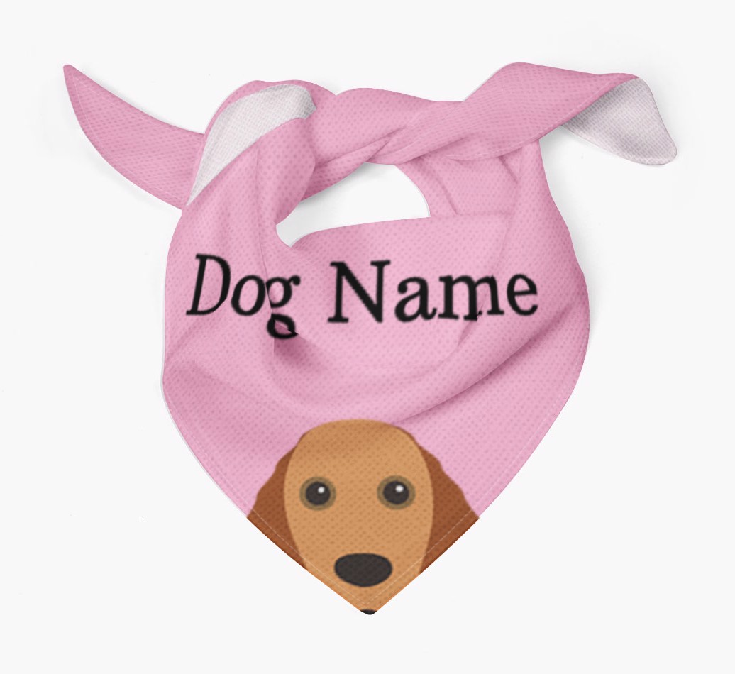 Personalized Dog Bandana with Peeking Yappicons for {dogsName}