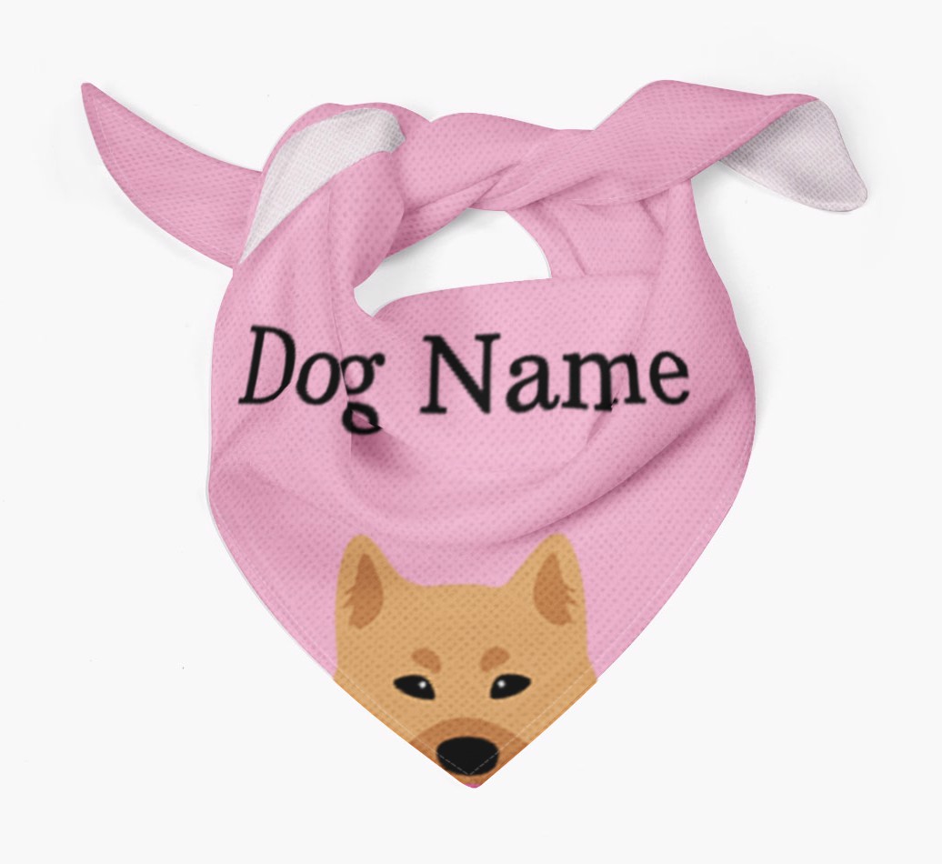 Personalized Dog Bandana with Peeking Yappicons for {dogsName}
