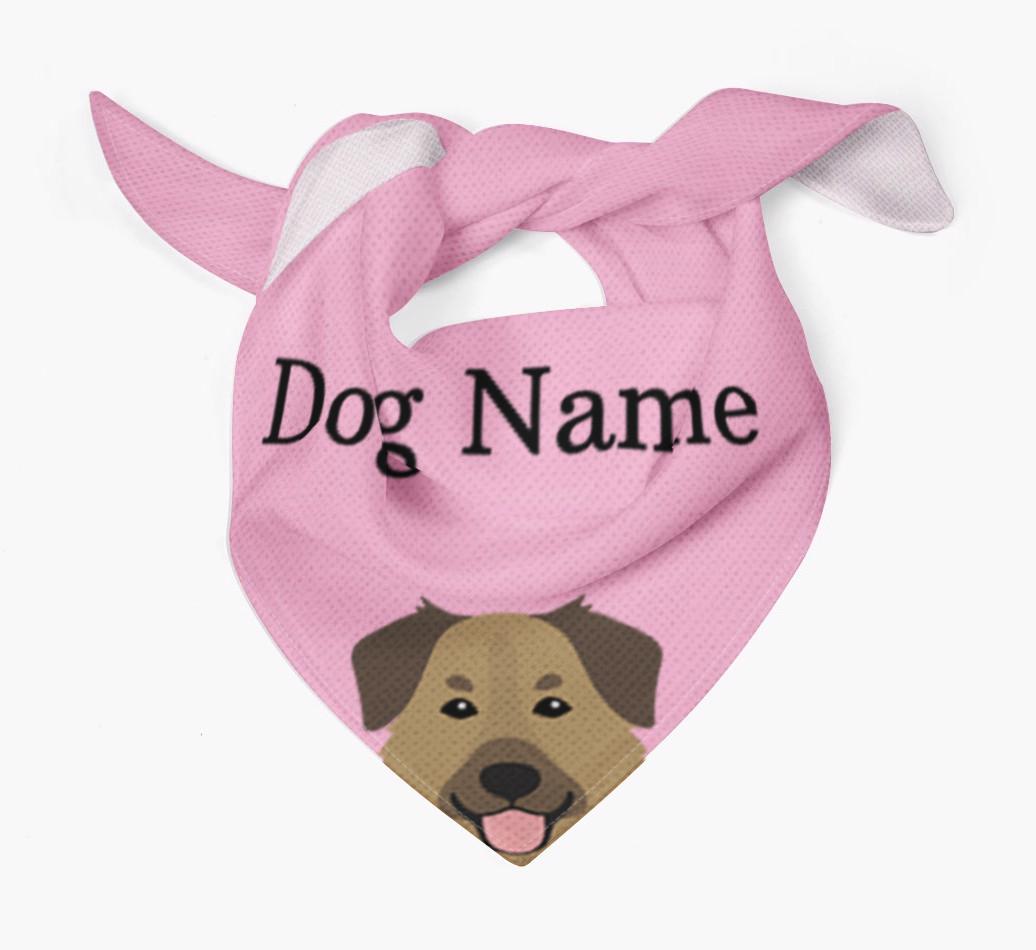 Personalized Dog Bandana with Peeking Yappicons for {dogsName}