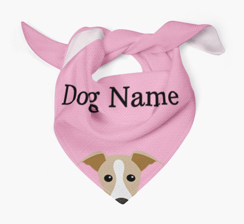 Personalized Dog Bandana with Peeking Yappicons for {dogsName}