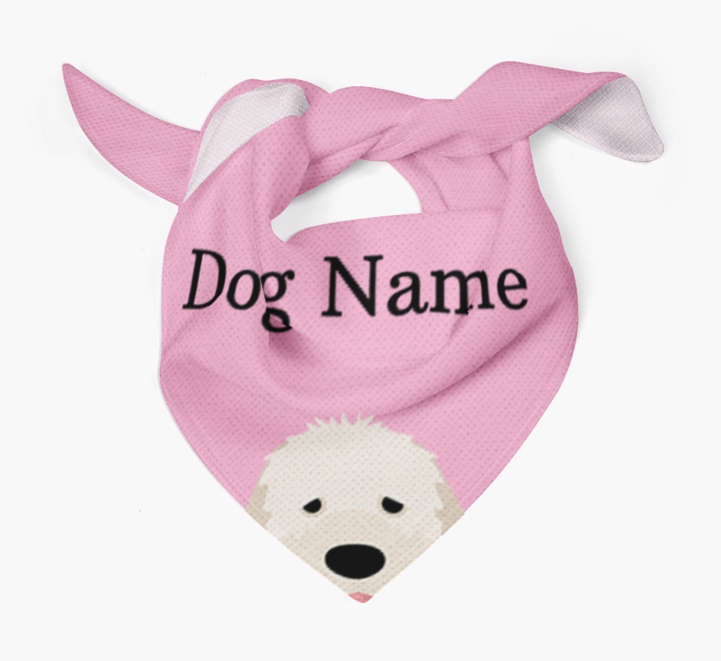 Personalized Dog Bandana with Peeking Yappicons for {dogsName}