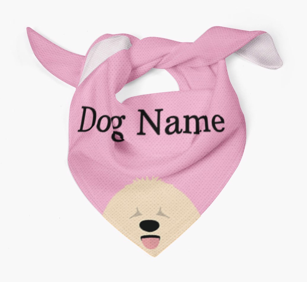 Personalized Dog Bandana with Peeking Yappicons for {dogsName}