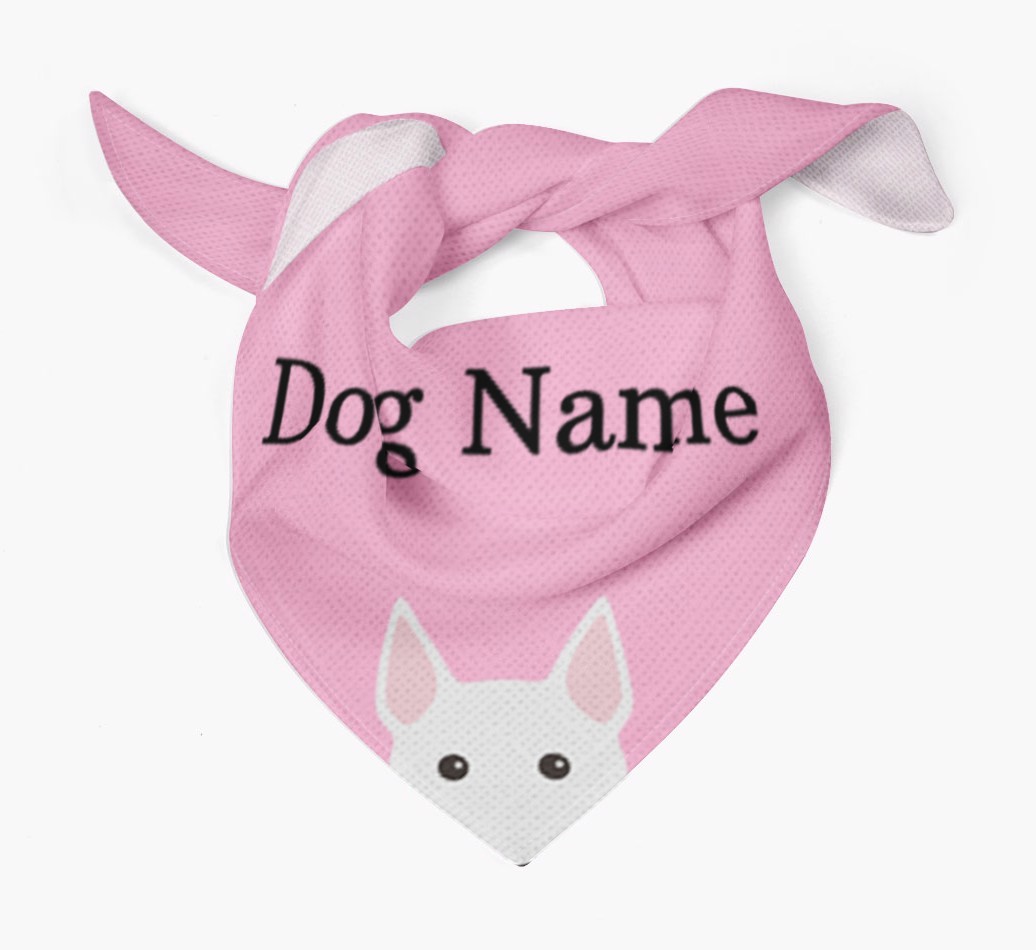 Personalized Dog Bandana with Peeking Yappicons for {dogsName}