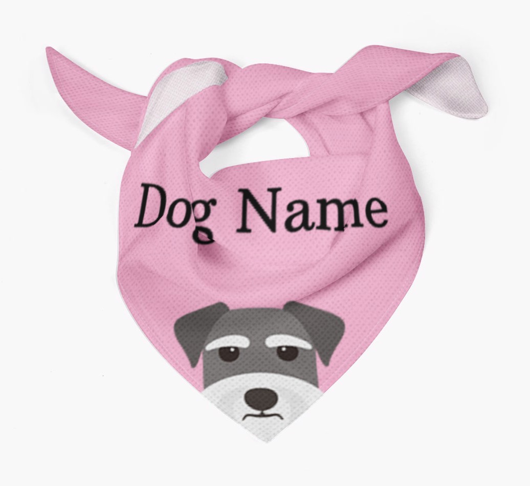 Personalized Dog Bandana with Peeking Yappicons for {dogsName}