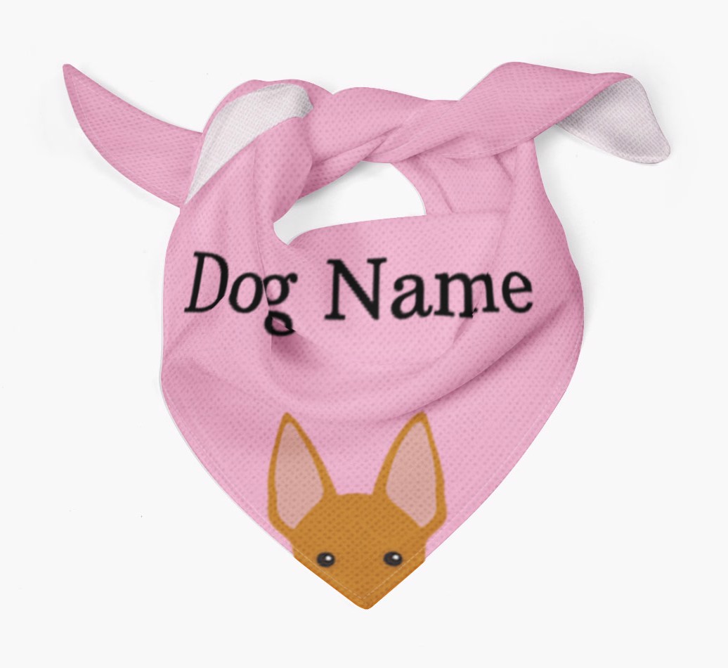 Personalised Dog Bandana with Peeking Yappicons for {dogsName}