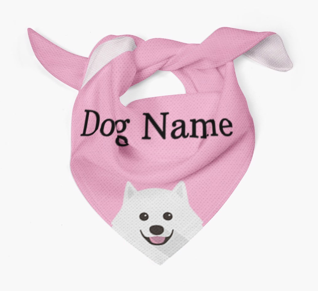 Personalized Dog Bandana with Peeking Yappicons for {dogsName}