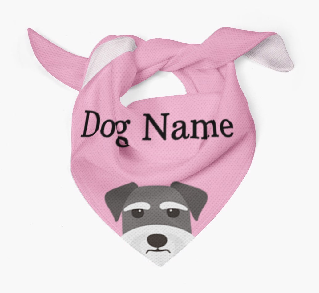 Personalized Dog Bandana with Peeking Yappicons for {dogsName}