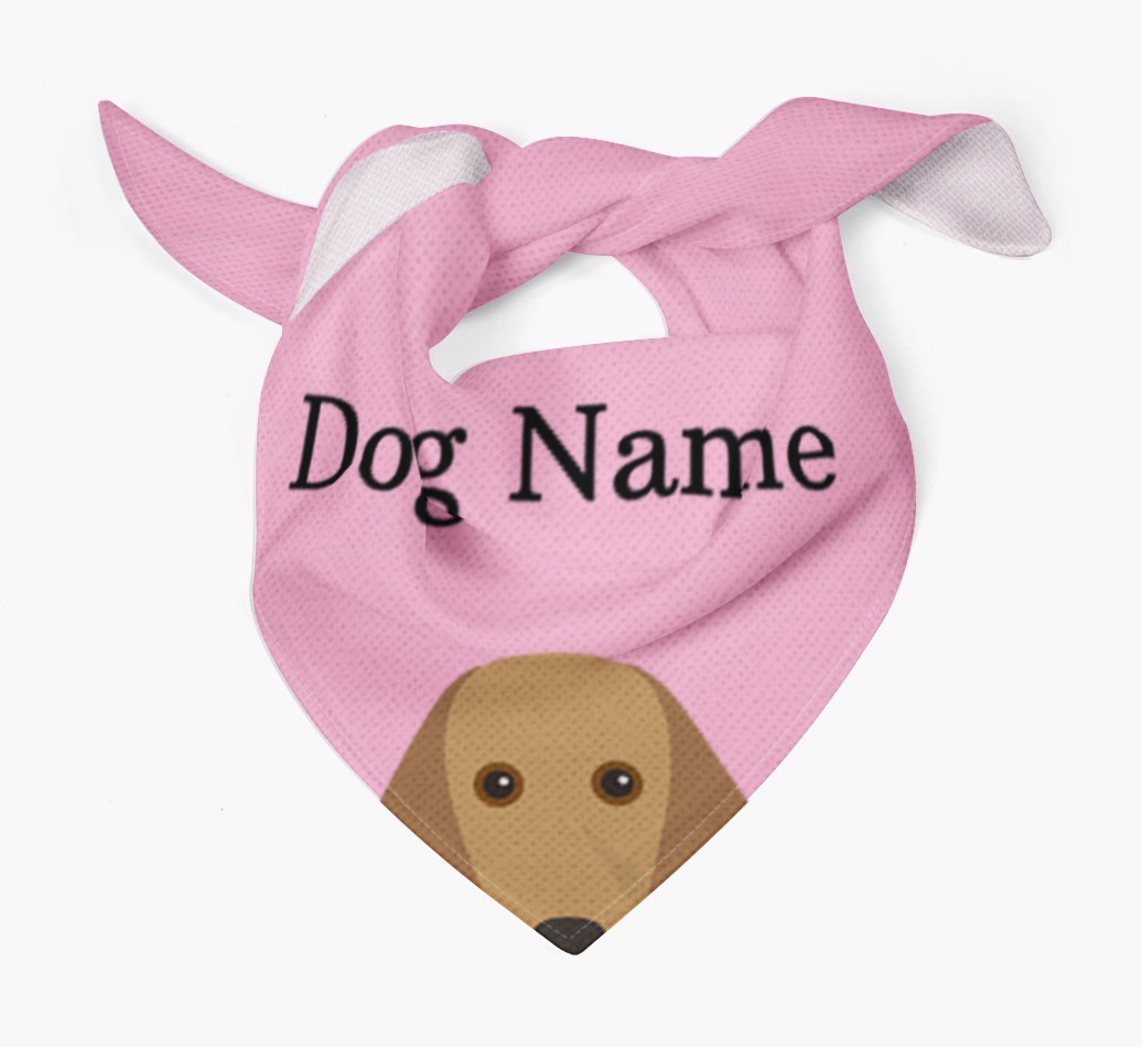 Personalized Dog Bandana with Peeking Yappicons for {dogsName}