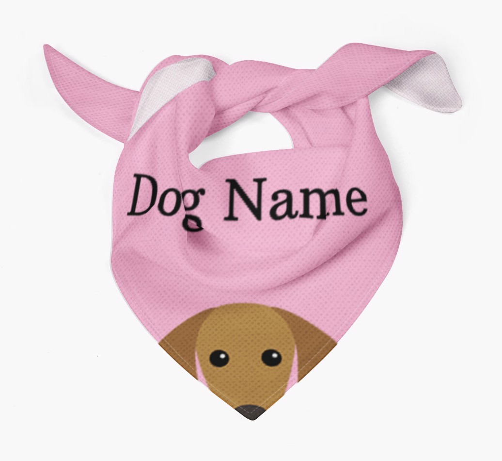 Personalized Dog Bandana with Peeking Yappicons for {dogsName}
