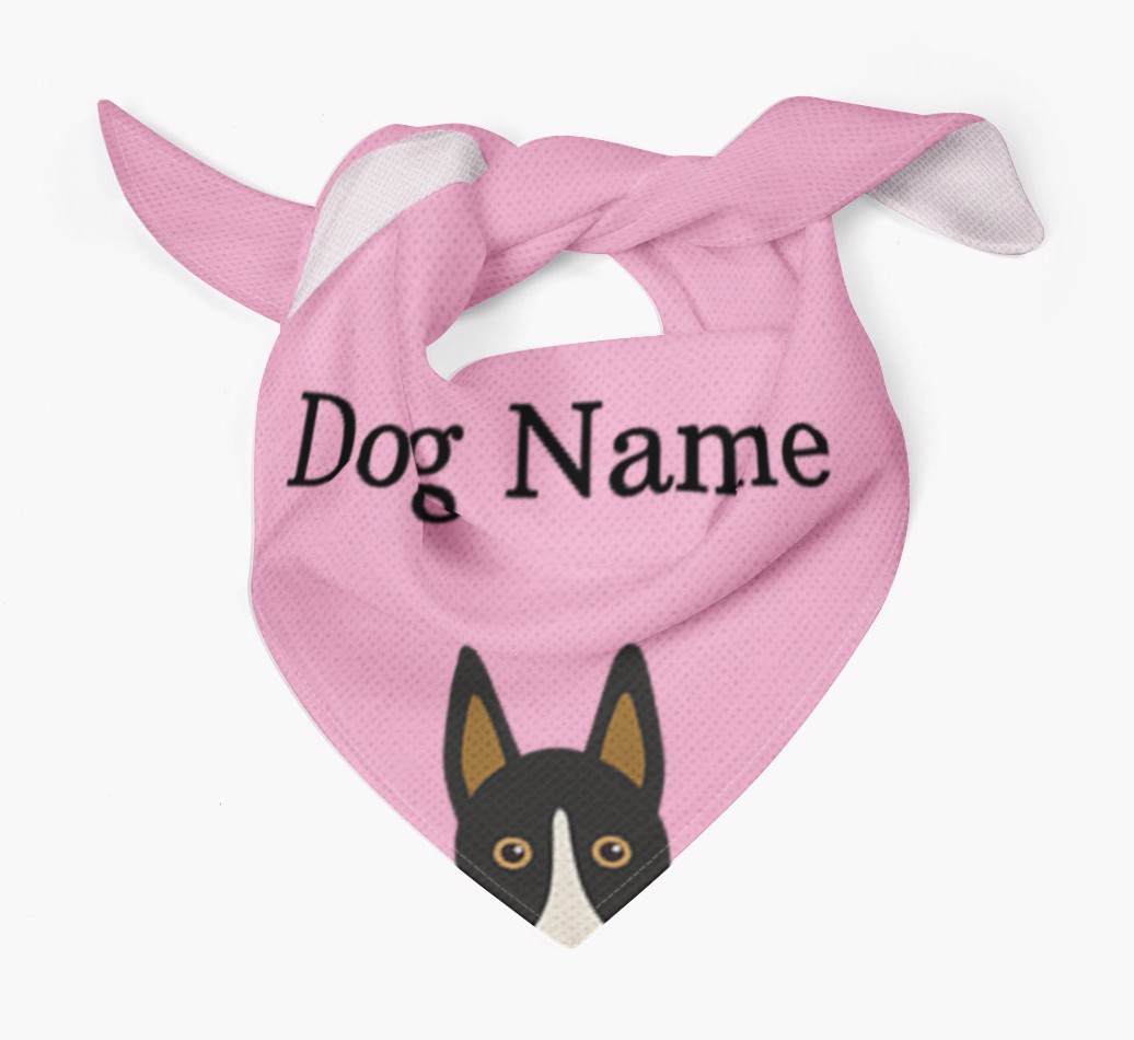 Personalized Dog Bandana with Peeking Yappicons for {dogsName}