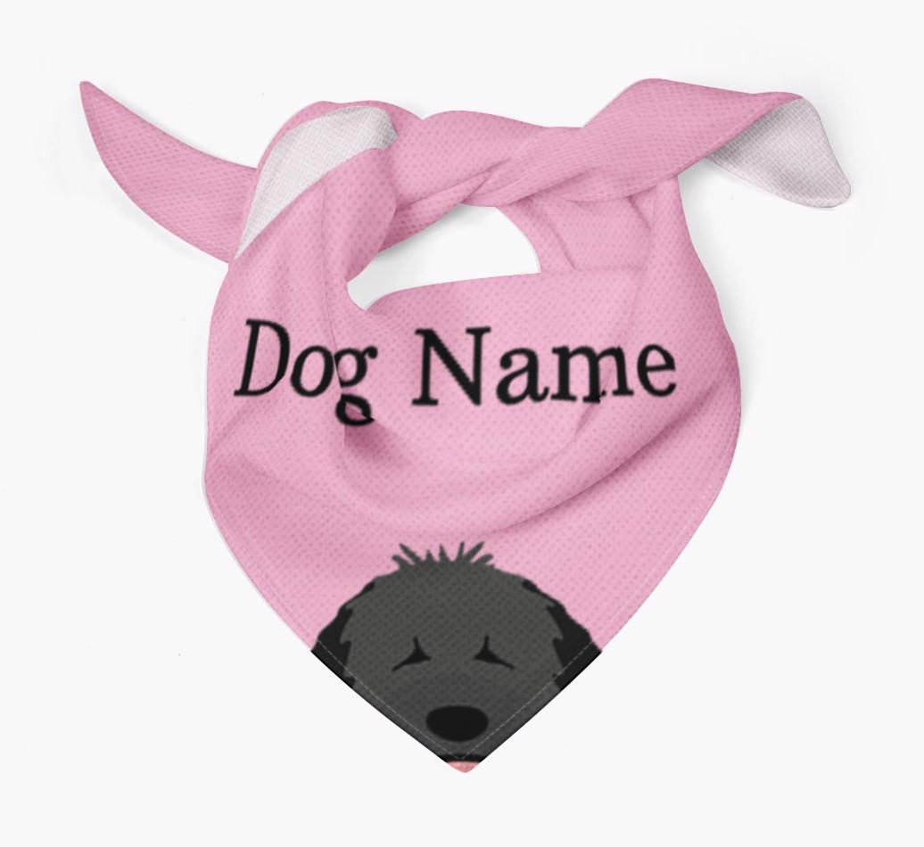 Personalized Dog Bandana with Peeking Yappicons for {dogsName}