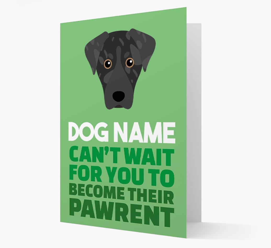 'Happy Anniversary Future Dog Parent' Card with {breedFullName} Icon