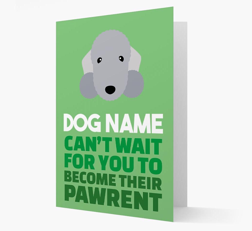 'Happy Anniversary Future Dog Parent' Card with {breedFullName} Icon