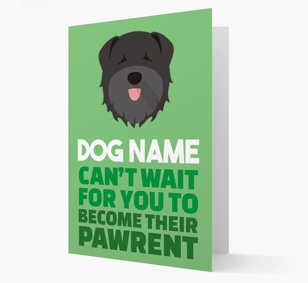 'Happy Anniversary Future Dog Parent' Card with {breedFullName} Icon