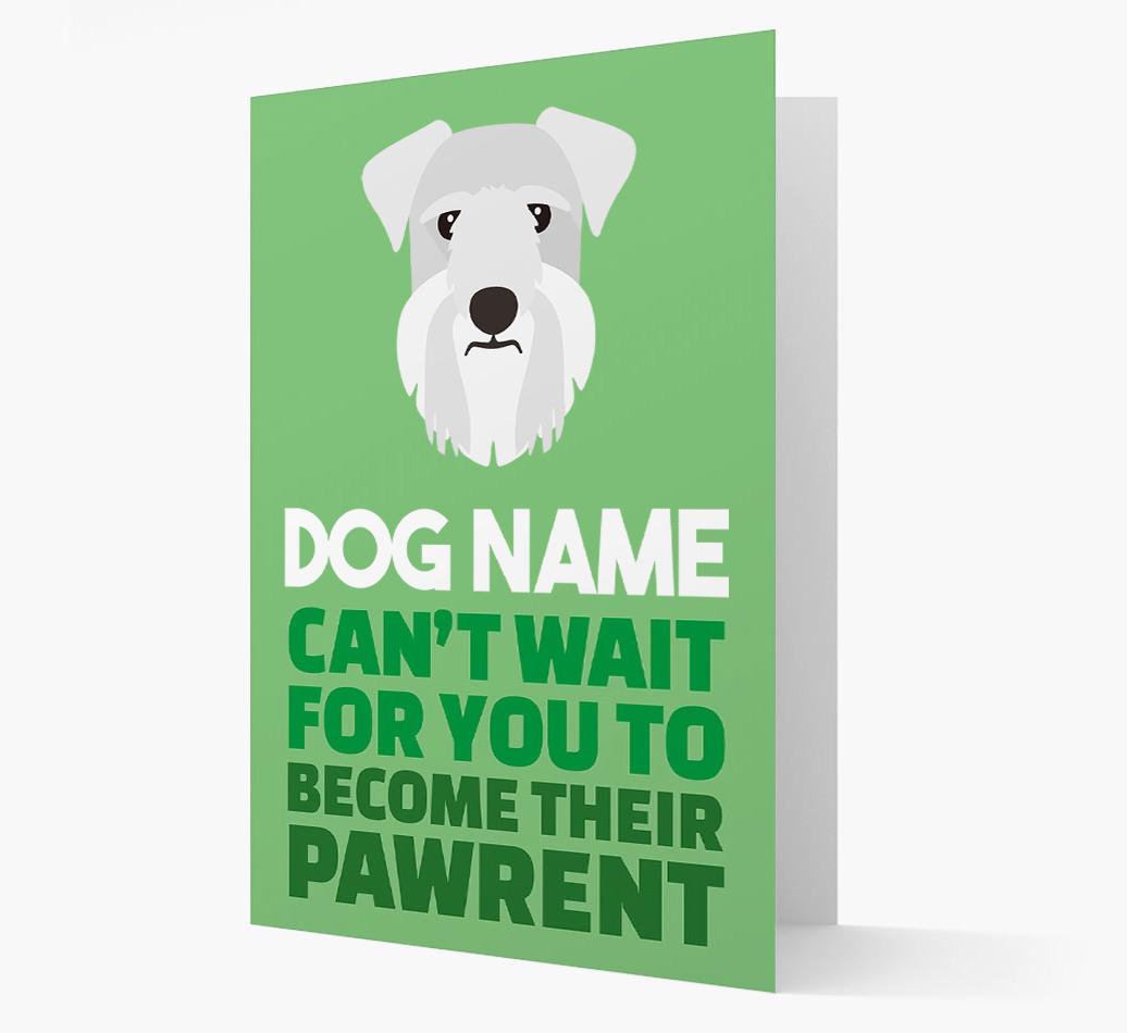 'Happy Anniversary Future Dog Parent' Card with {breedFullName} Icon