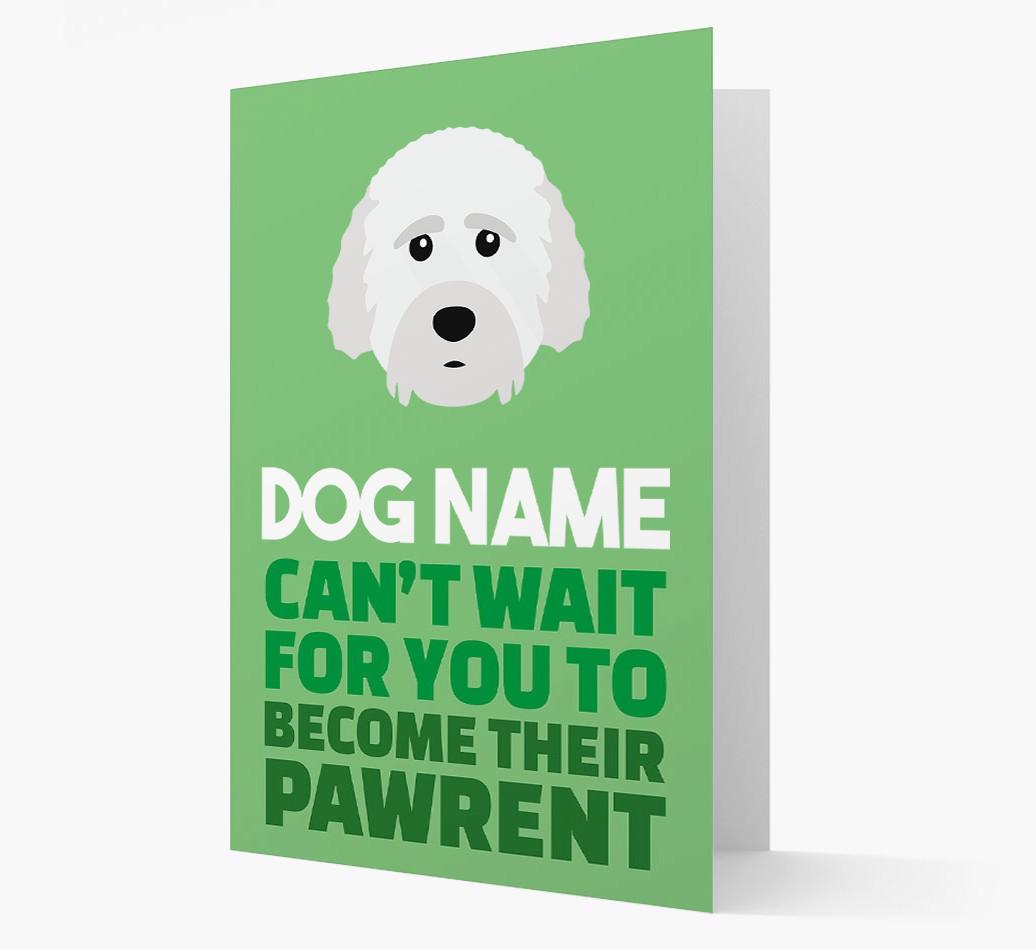 'Happy Anniversary Future Dog Parent' Card with {breedFullName} Icon