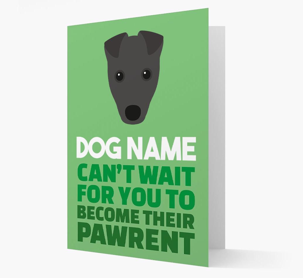 'Happy Anniversary Future Dog Parent' Card with {breedFullName} Icon