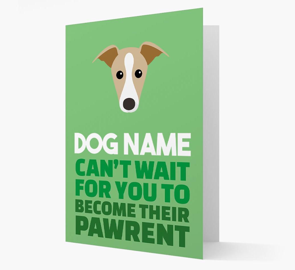 'Happy Anniversary Future Dog Parent' Card with {breedFullName} Icon