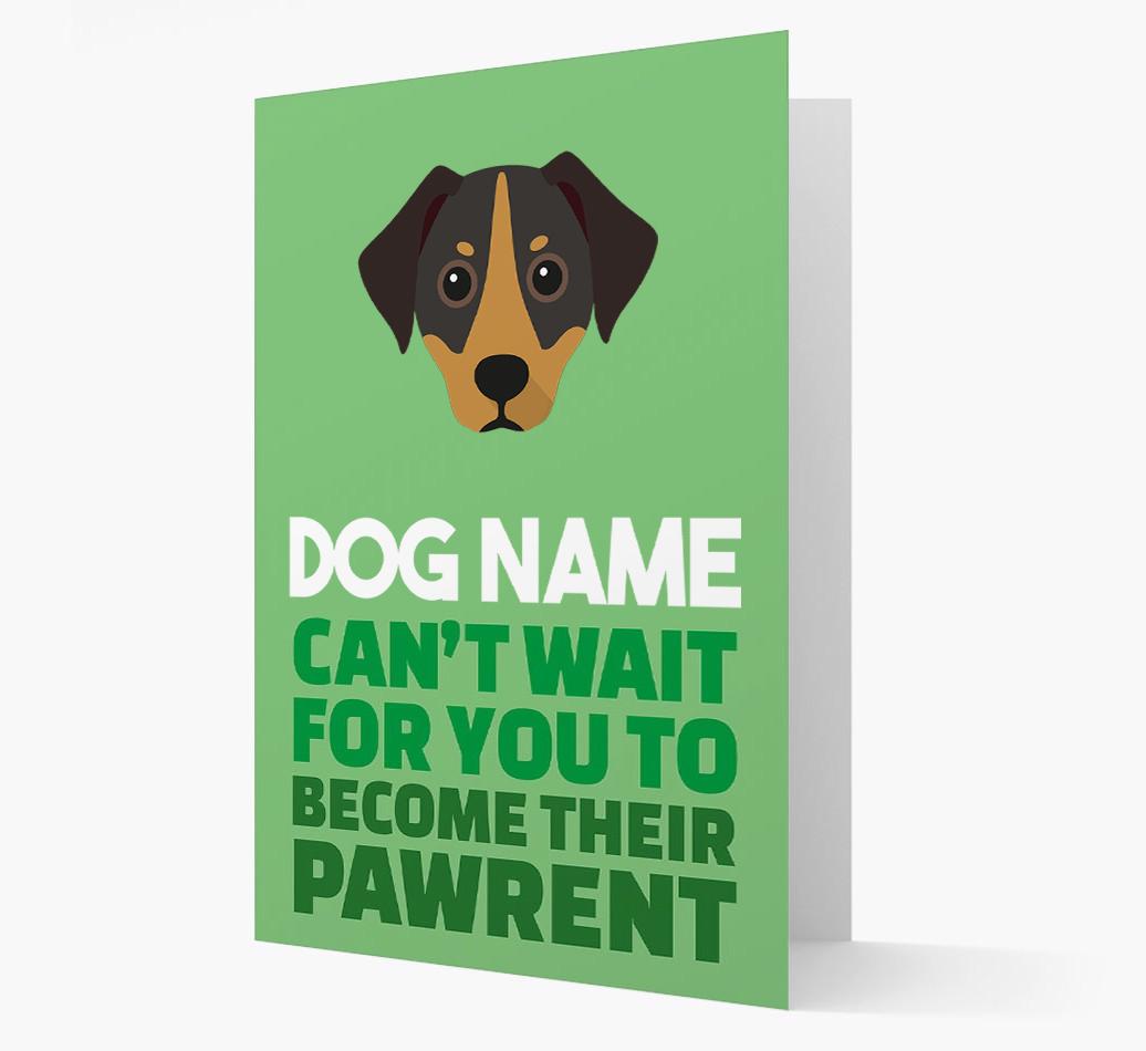 'Happy Anniversary Future Dog Parent' Card with {breedFullName} Icon