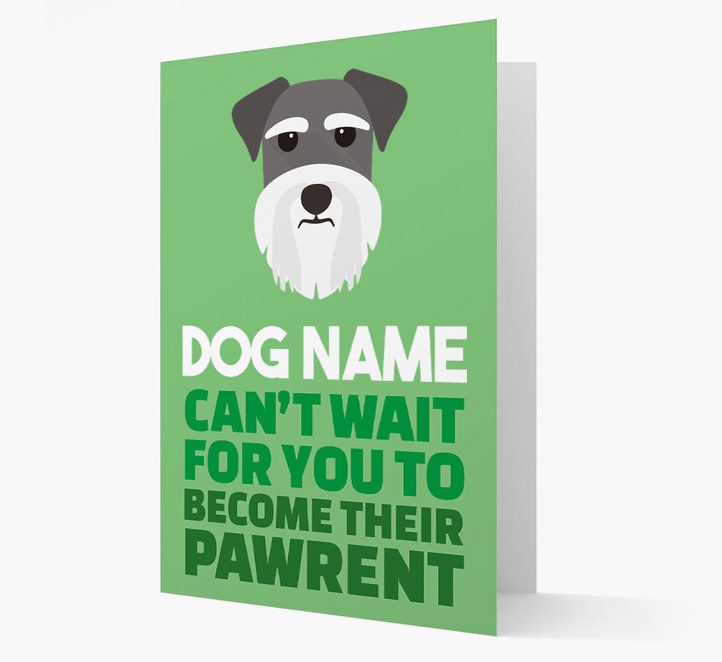'Happy Anniversary Future Dog Parent' Card with {breedFullName} Icon