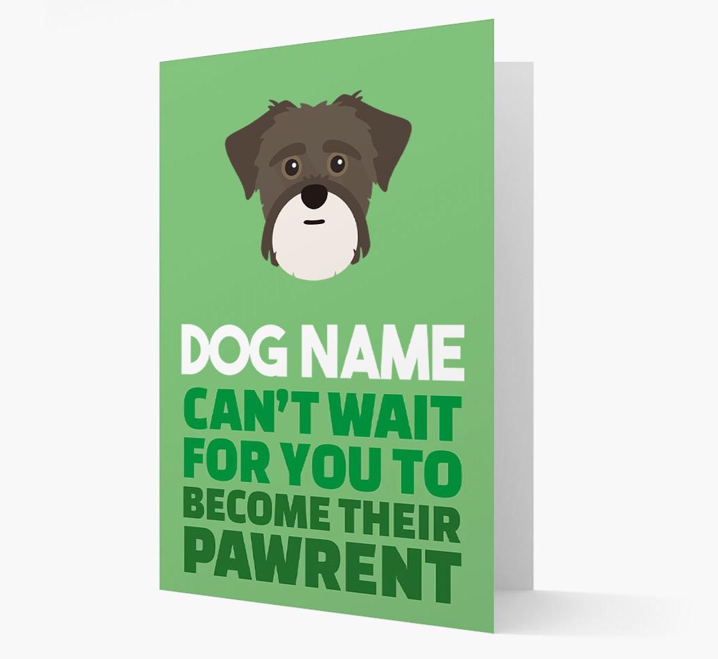 'Happy Anniversary Future Dog Parent' Card with {breedFullName} Icon