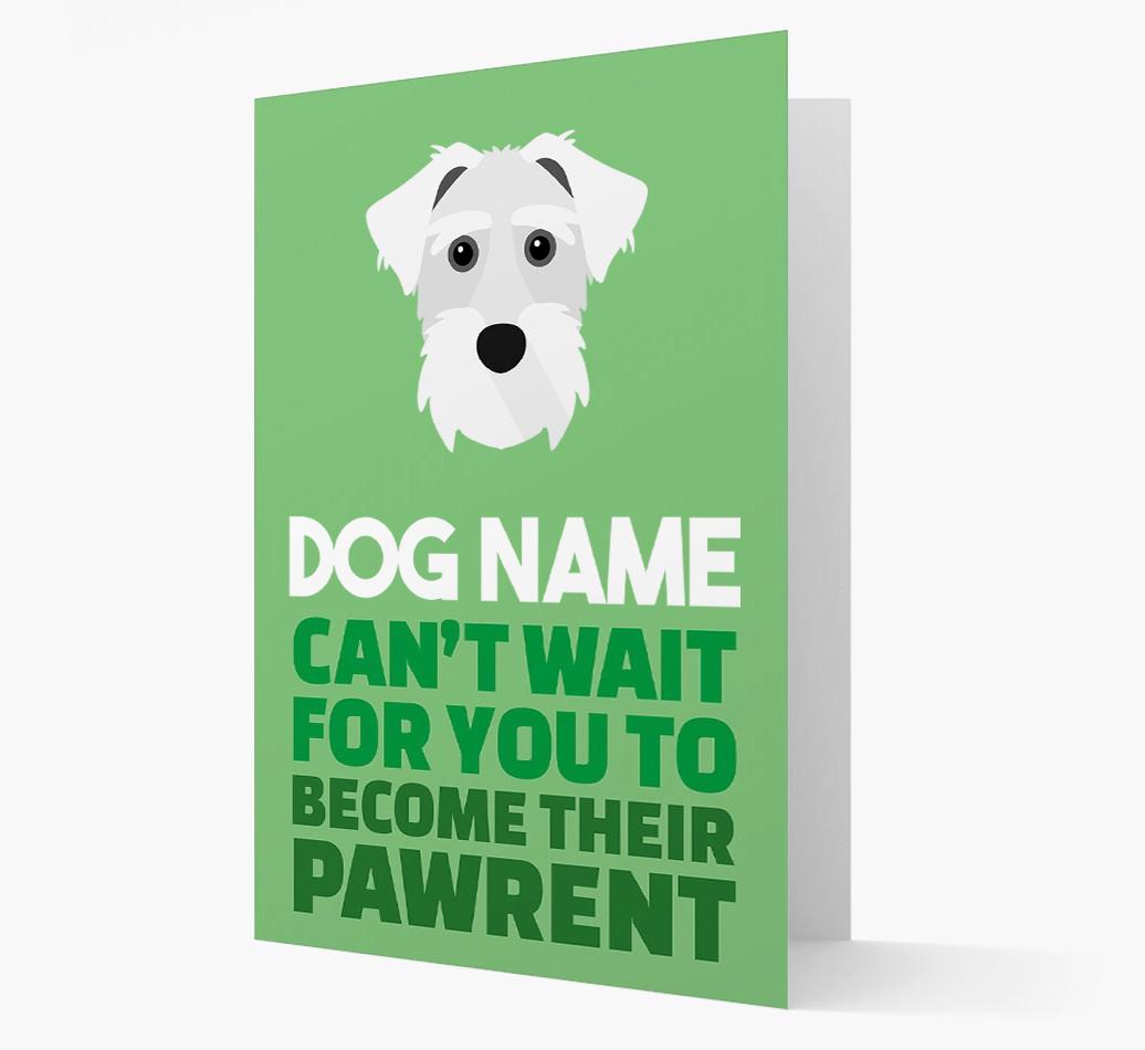 'Happy Anniversary Future Dog Parent' Card with {breedFullName} Icon