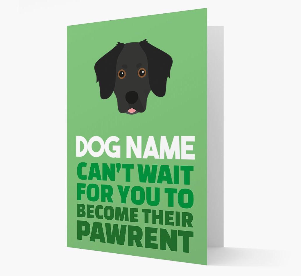 'Happy Anniversary Future Dog Parent' Card with {breedFullName} Icon