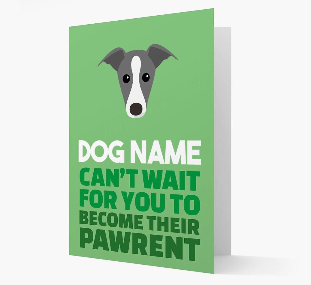 'Happy Anniversary Future Dog Parent' Card with {breedFullName} Icon