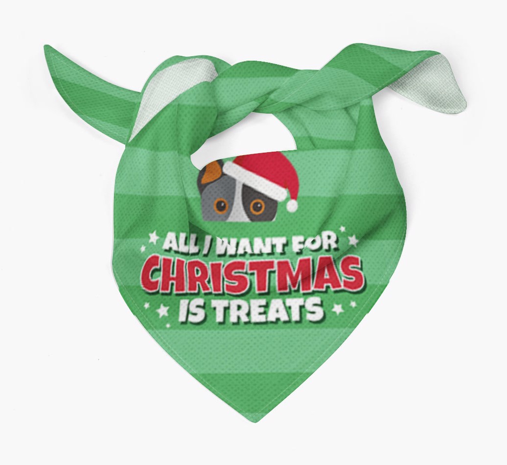 'All I Want for Christmas' - Personalized {breedFullName} Bandana