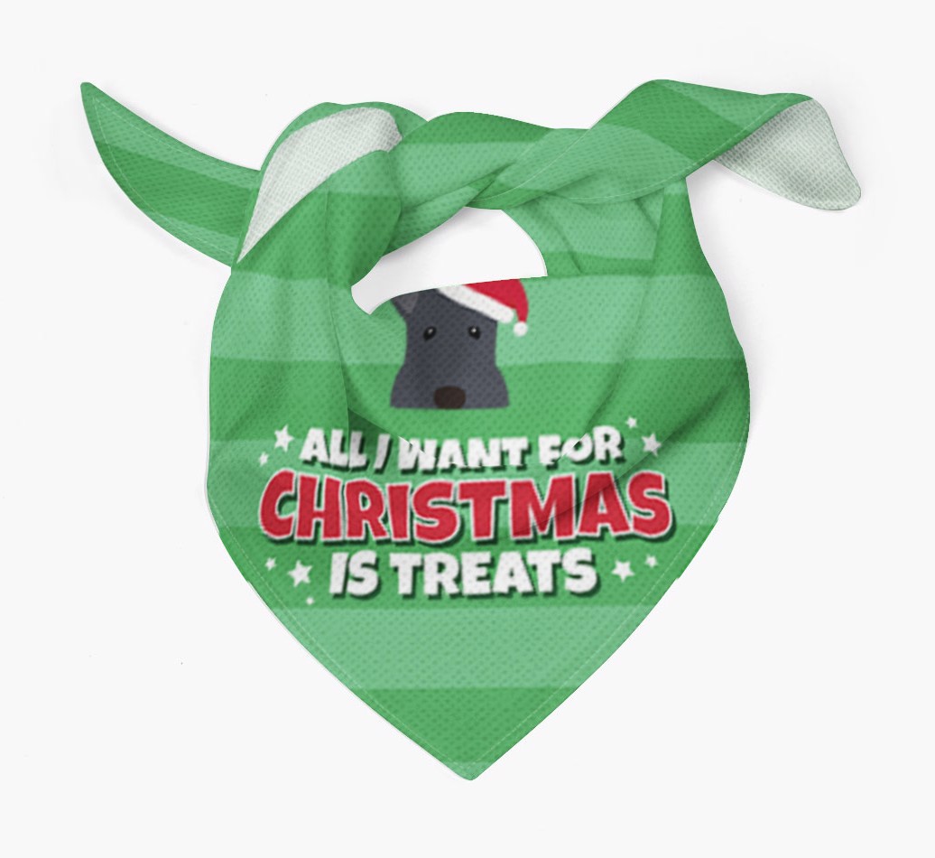 'All I Want for Christmas' - Personalized {breedFullName} Bandana