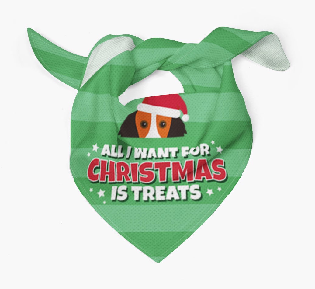 'All I Want for Christmas' - Personalized {breedFullName} Bandana
