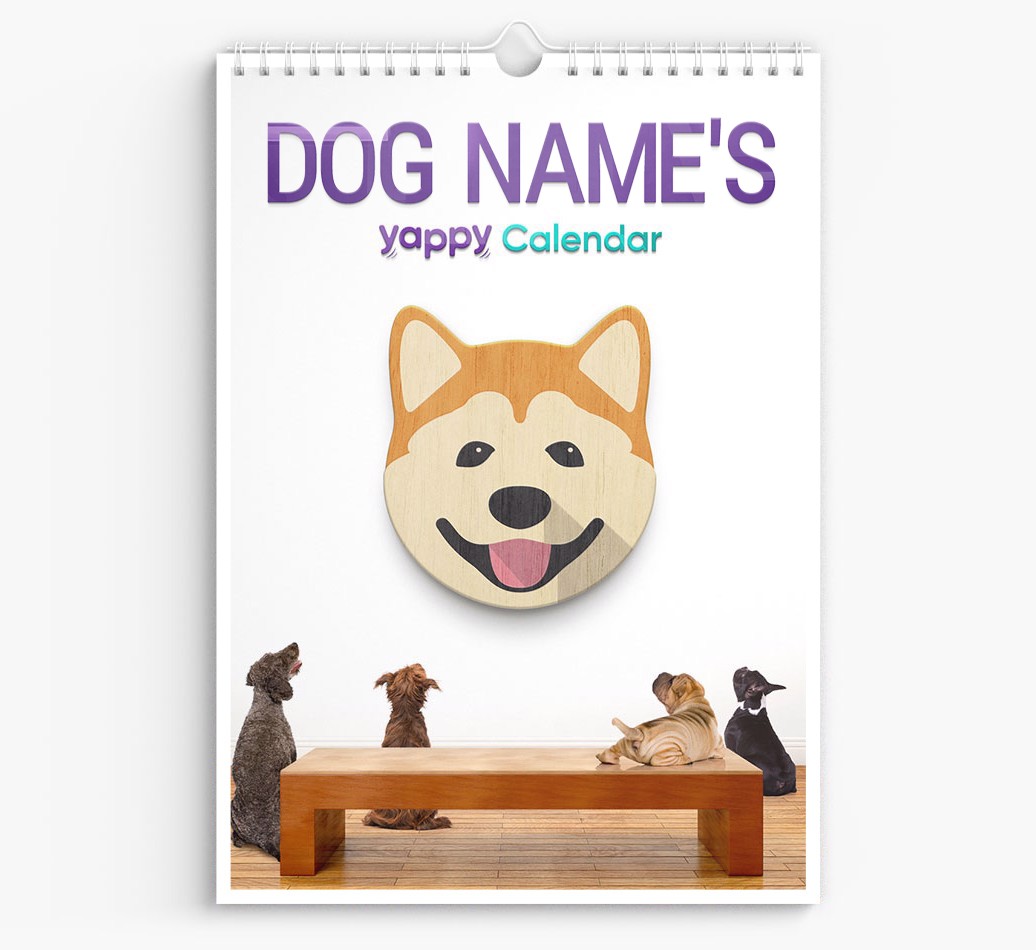Personalised {dogsName}'s 2025 Calendar
