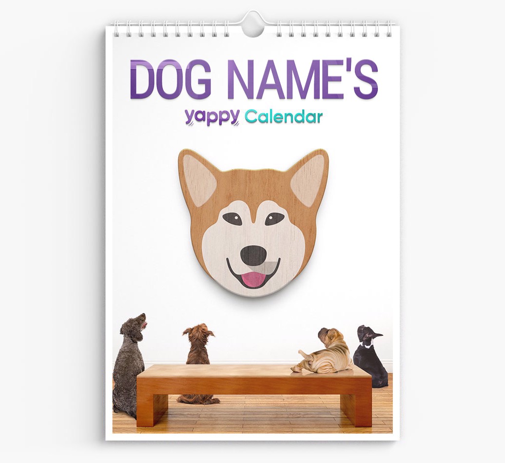 Personalised {dogsName}'s 2025 Calendar