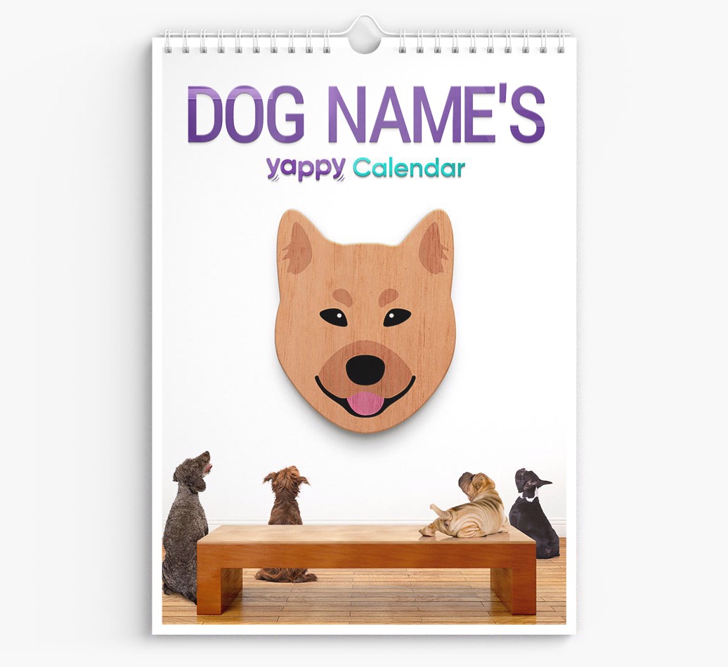 Personalised {dogsName}'s 2025 Calendar