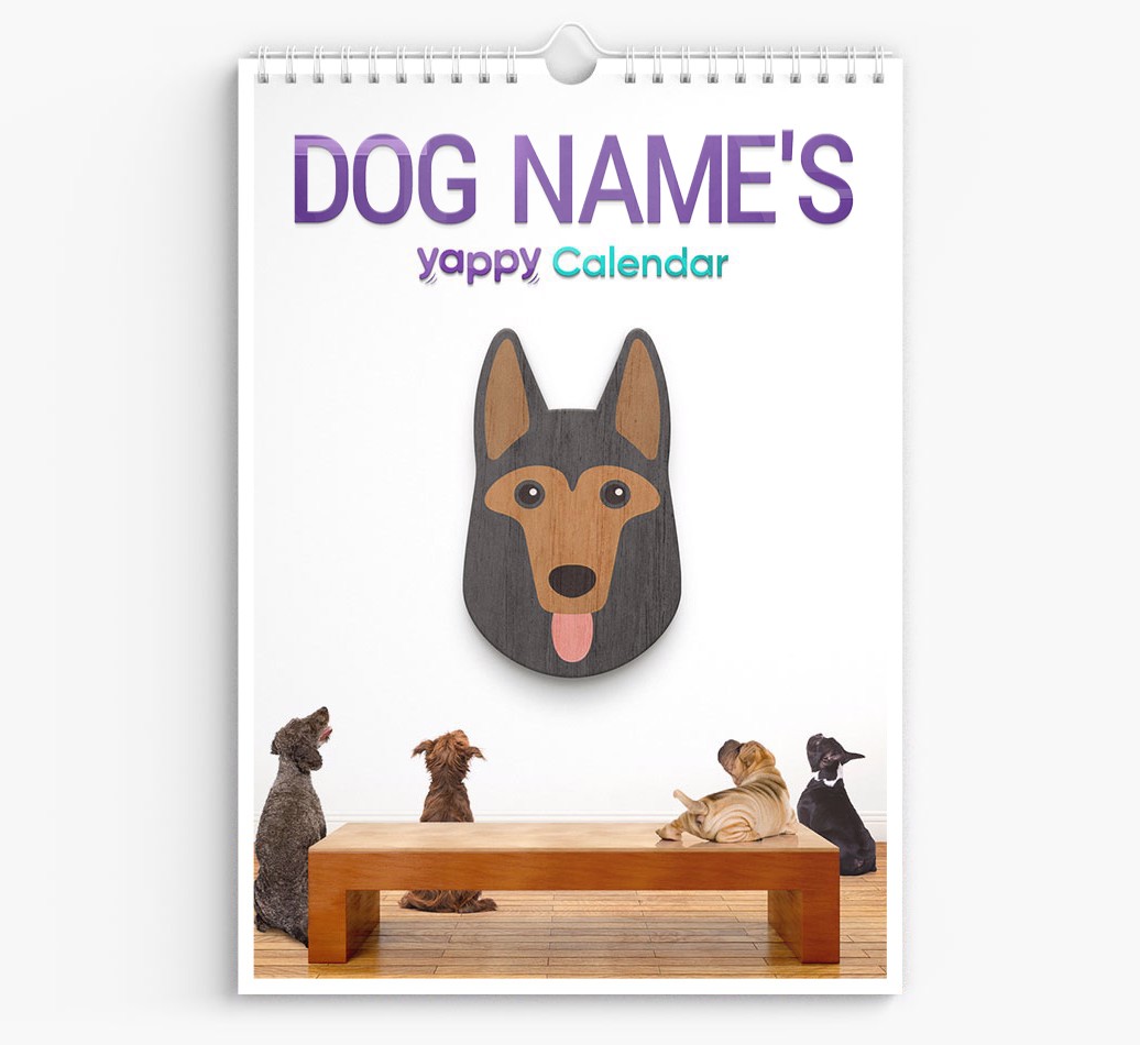 Personalised {dogsName}'s 2025 Calendar