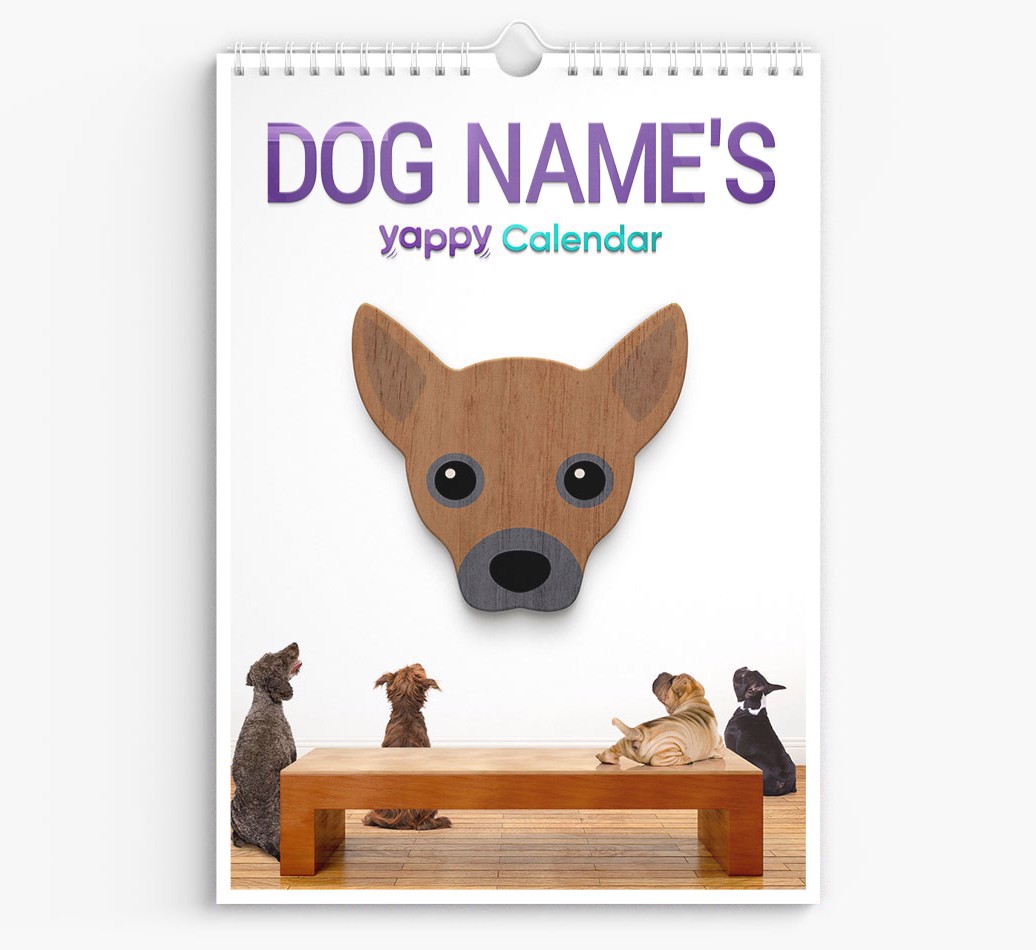 Personalised {dogsName}'s 2025 Calendar